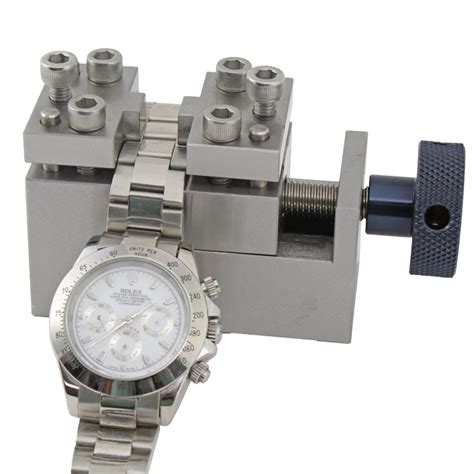 rolex link removal tool|rolex oyster bracelet remove link.